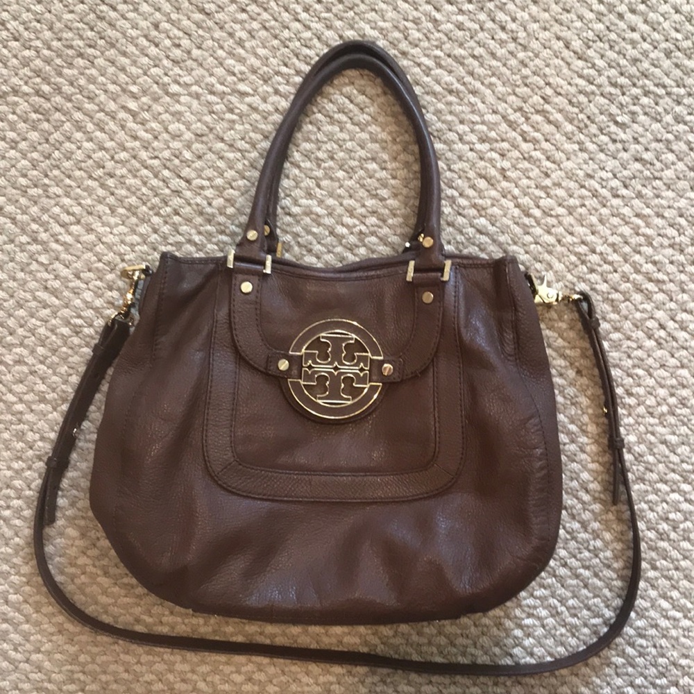 Tory Burch Amanda Hobo BROWN